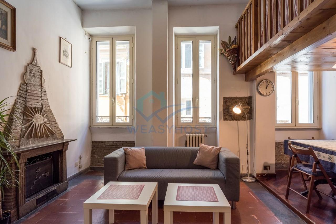 Ferienwohnung Warm Nest In The Old Building Of Piazza Navona Rom Exterior foto
